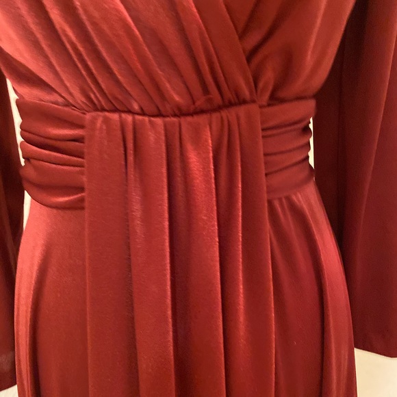 1970s Vintage full length evening dress - Picture 2 of 13